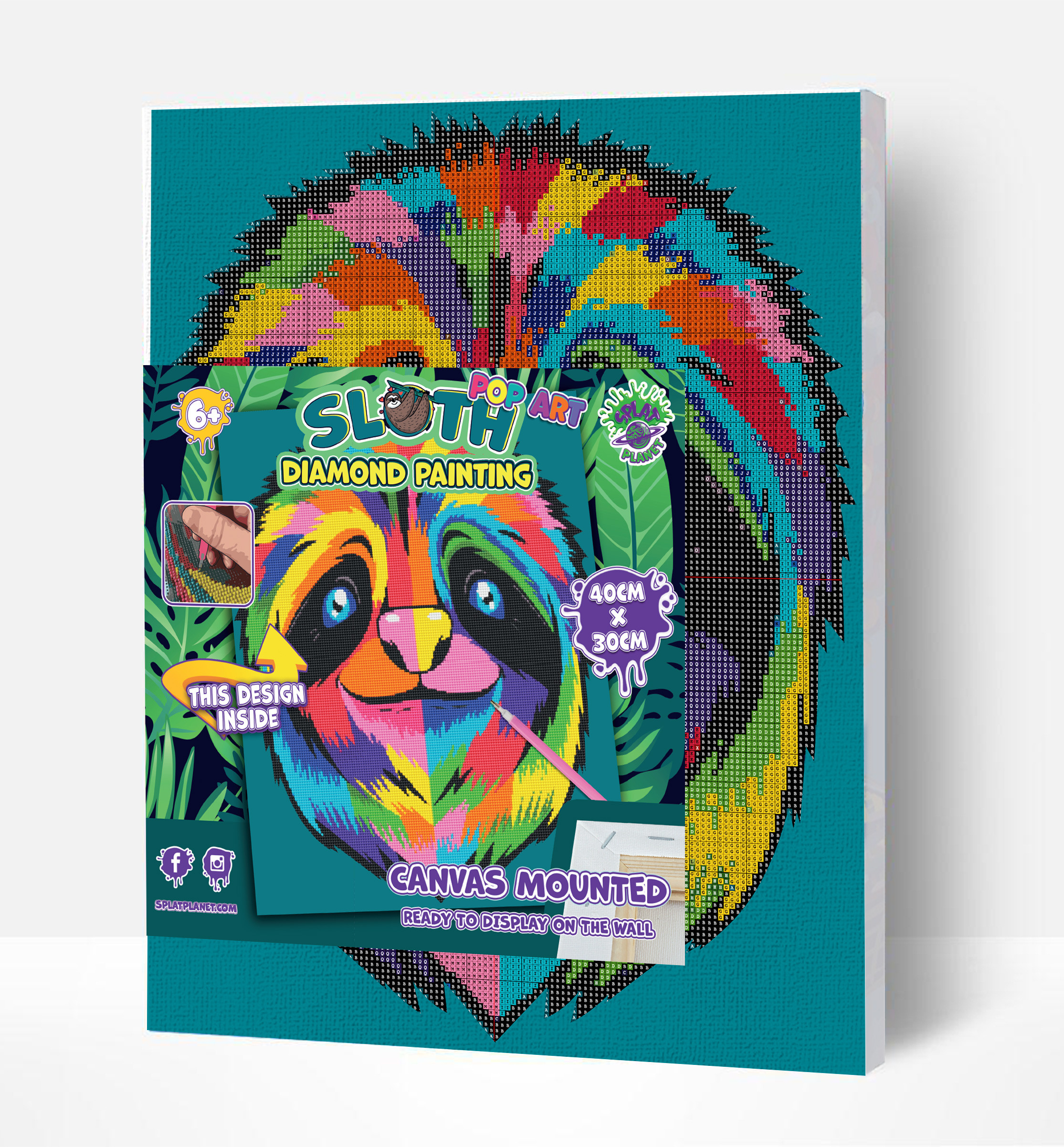 Splat Planet deimantinė dėlionė TINGINYS 30x40 cm