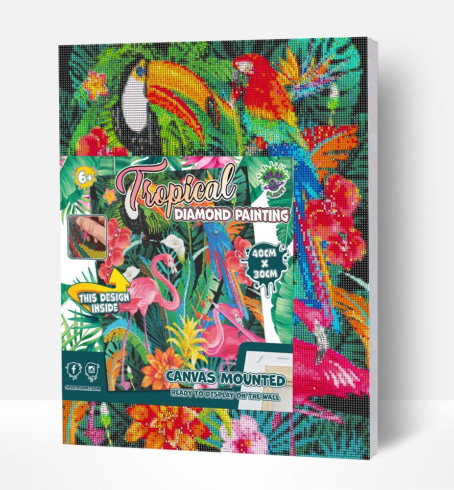 Splat Planet deimantinė dėlionė TROPIKAI 30x40 cm