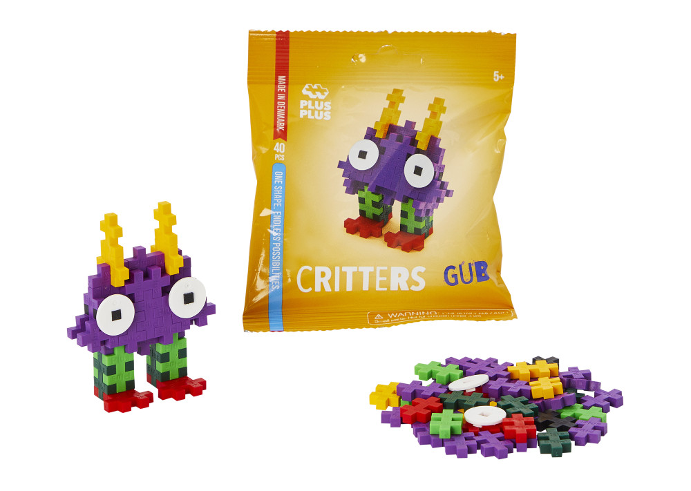 Plus Plus konstruktorius Monstriukas geltonas