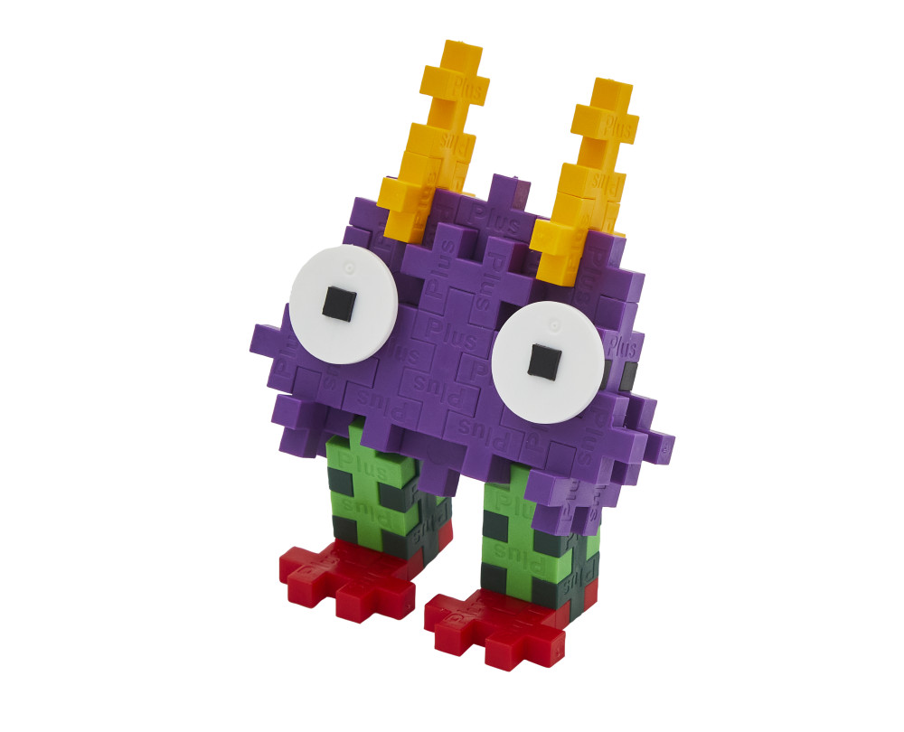 Plus Plus konstruktorius Monstriukas geltonas