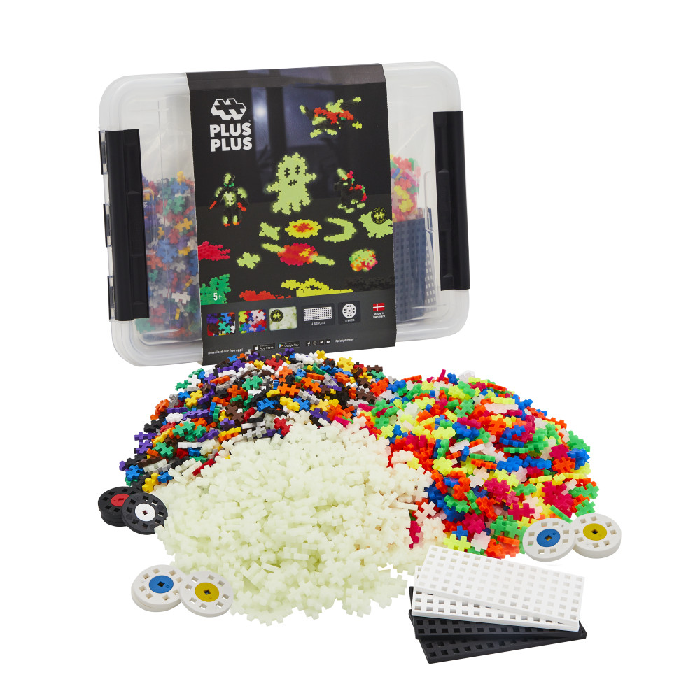 Plus Plus konstruktorius Statyk ir Šviesk dėžė 2000 det