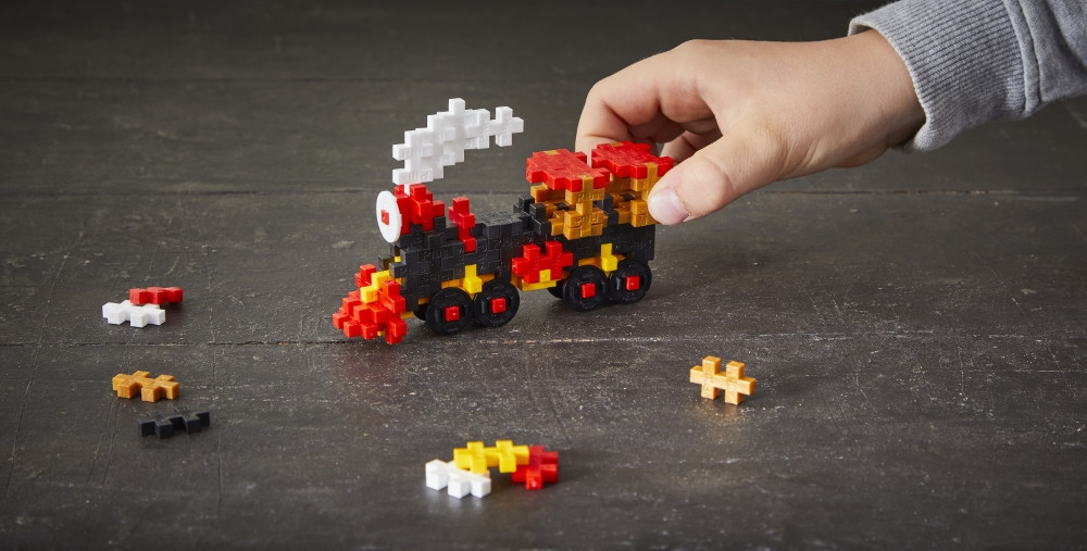 Plus Plus konstruktorius Traukinys 100 det