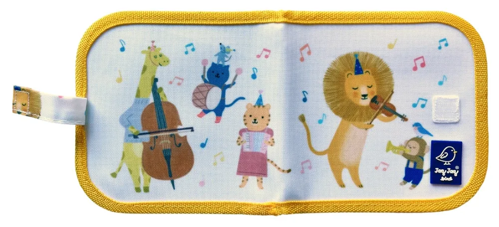 Jaq Jaq Bird mini knyga su netepančiomis kreidelėmis Liūtas