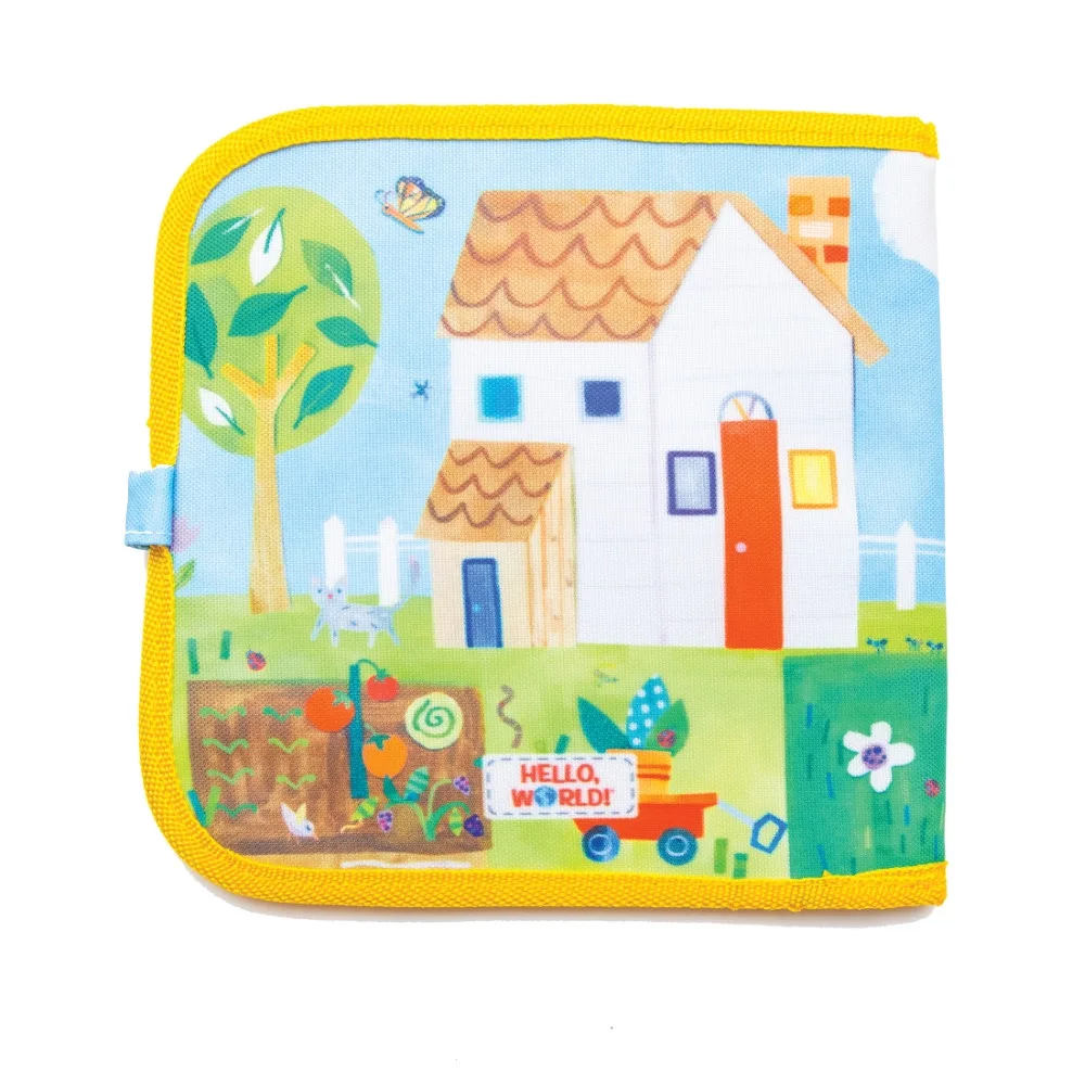 Jaq Jaq Bird piešimo knyga su netepančiomis kreidelėmis Vabaliukai