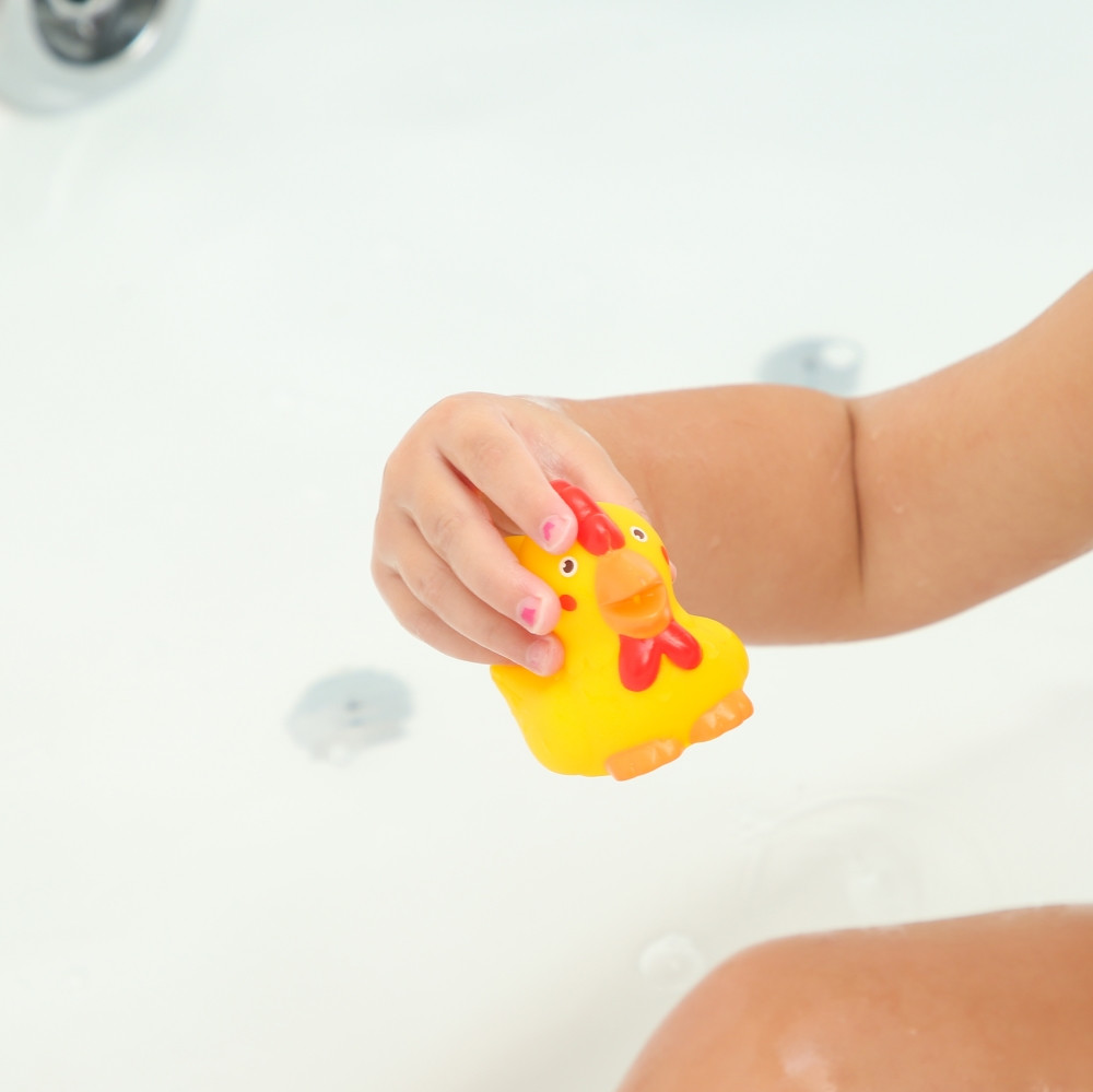 LUDI maudymosi žaislų komplektas Ūkio gyvūnai 4 vnt