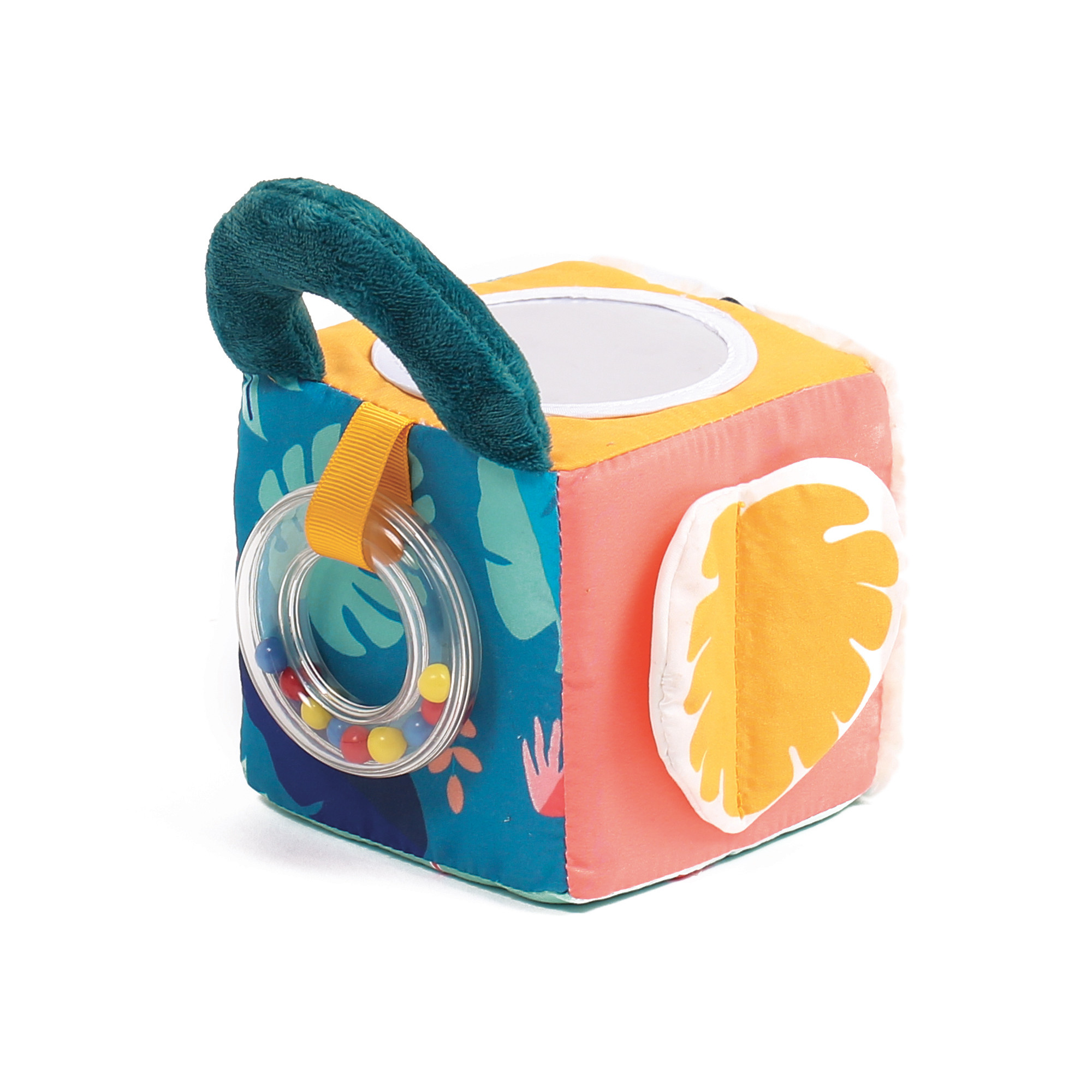 LUDI medžiaginis veiklos kubas lapeliai