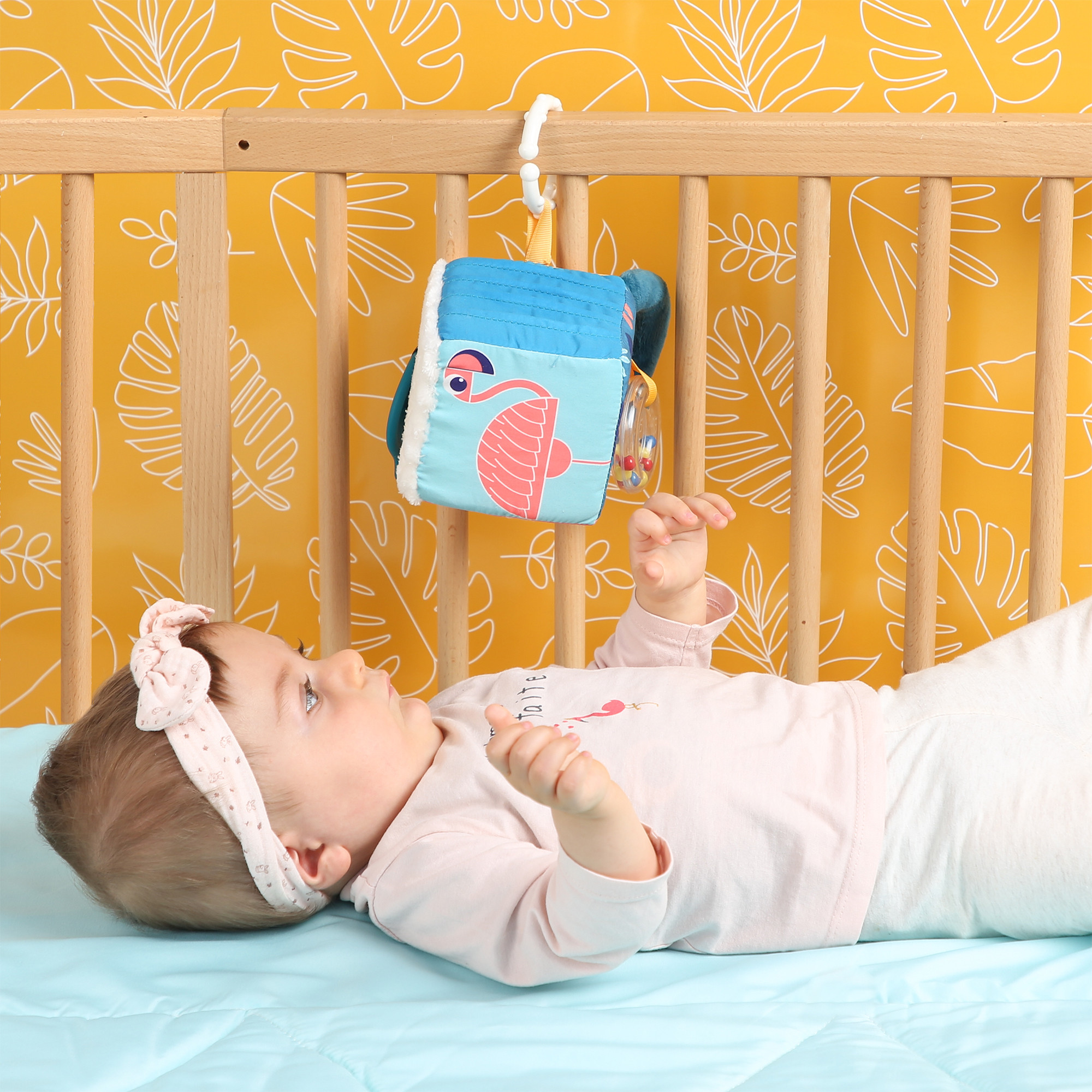 LUDI medžiaginis veiklos kubas lapeliai