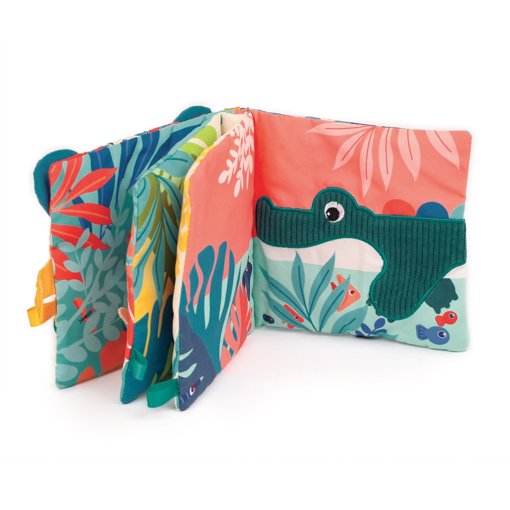 LUDI medžiaginė kūdikio knygutė džiunglės