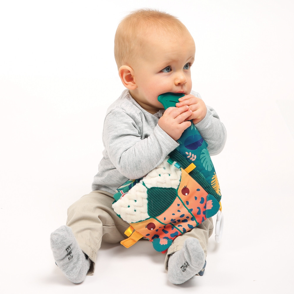 LUDI medžiaginė kūdikio knygutė džiunglės