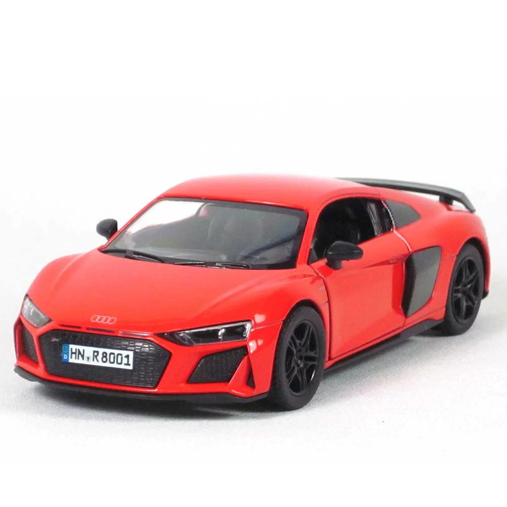 KiNSMART automobilis 2020 Audi R8 Coupé raudonas