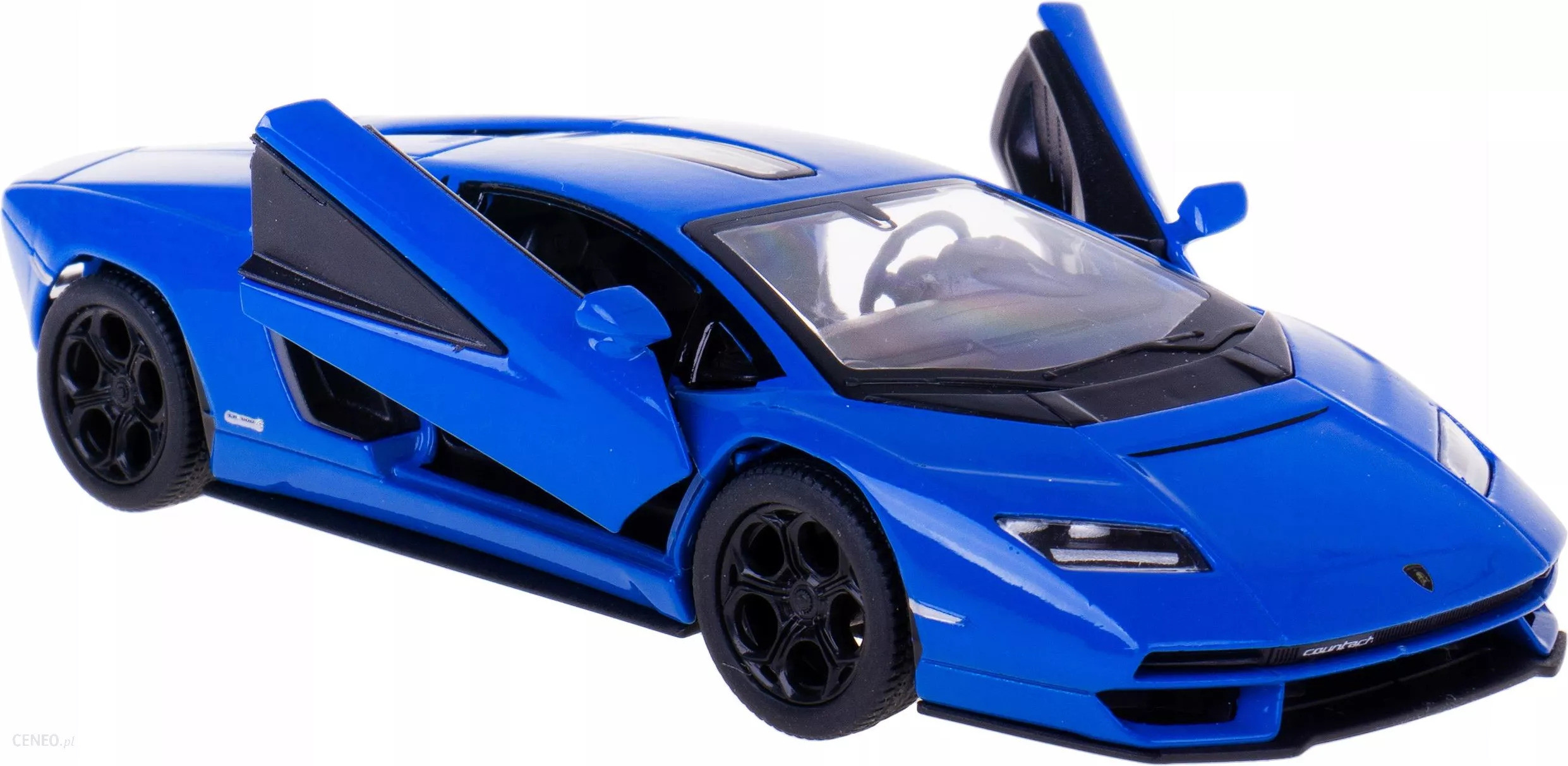 KiNSMART automobilis Lamborghini Countach LPI 800-4 mėlynas