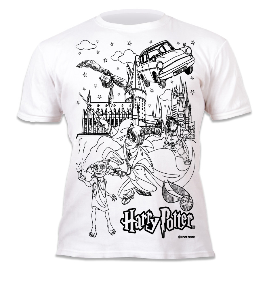 Splat Planet marškinėliai su flomasteriais Harry Potter