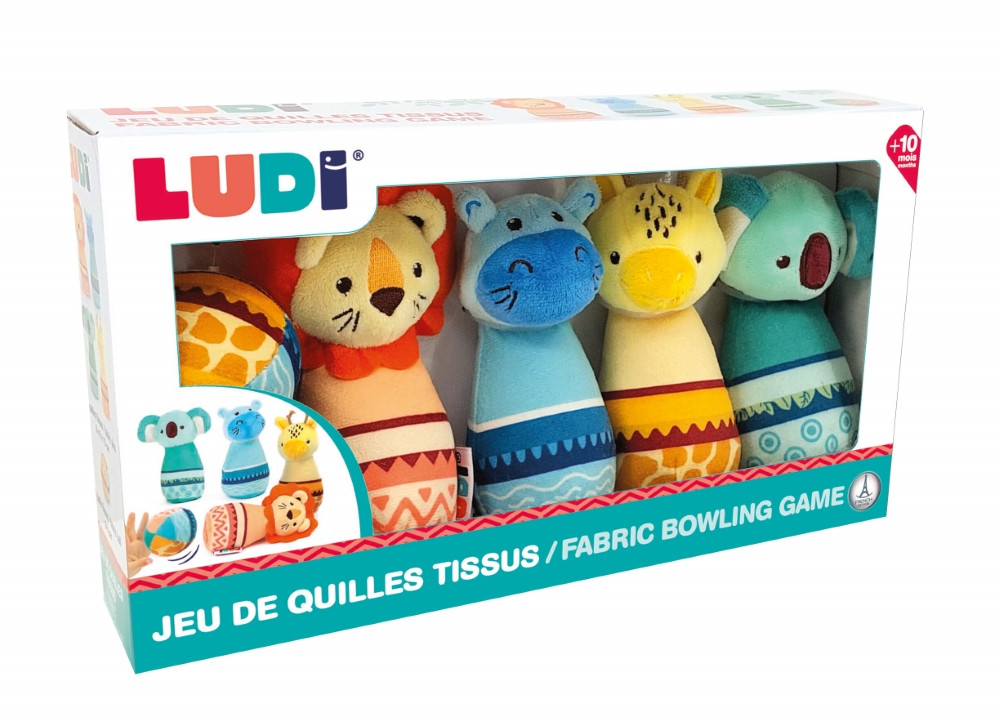 LUDI žaidimas boulingas medžiaginis