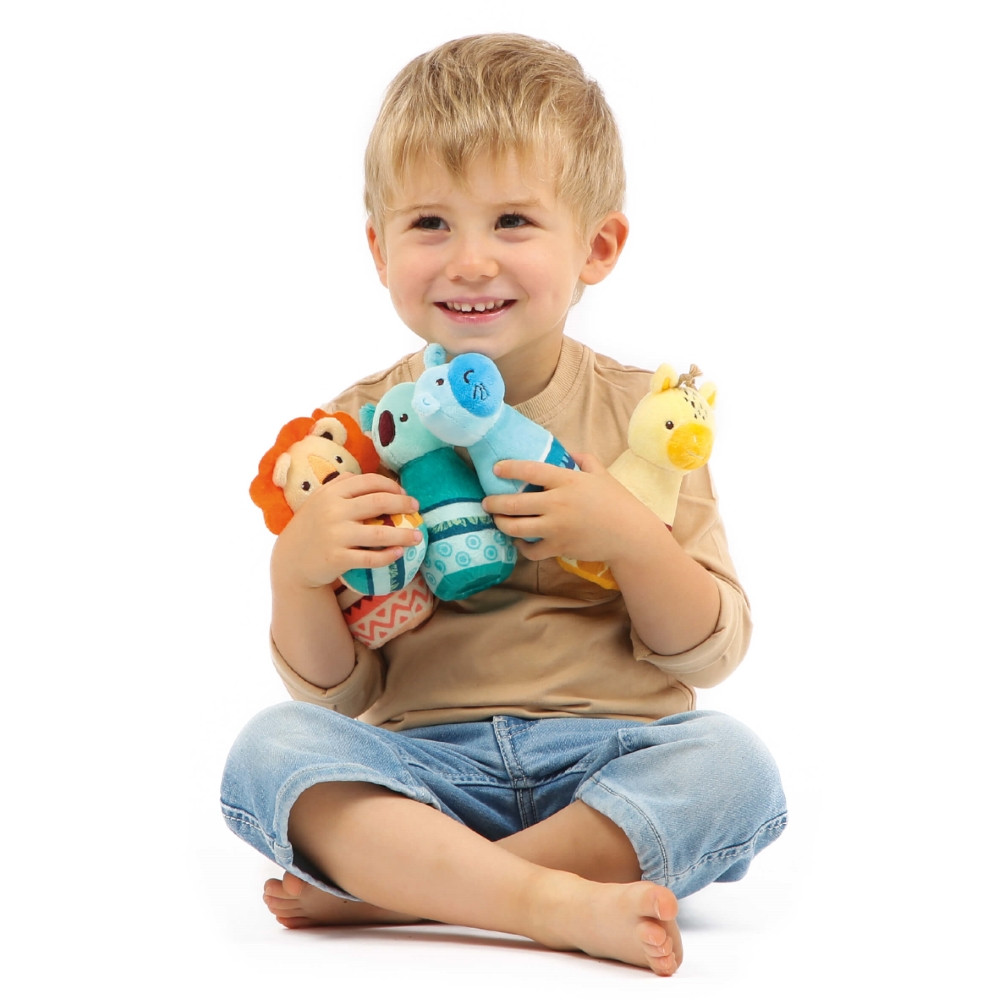 LUDI žaidimas boulingas medžiaginis