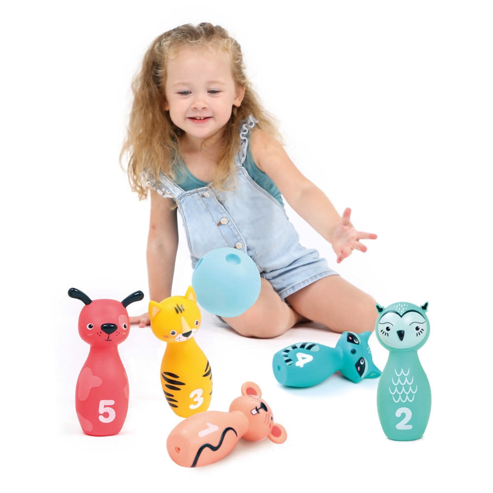 LUDI boulingo žaidimas miško gyvūnai