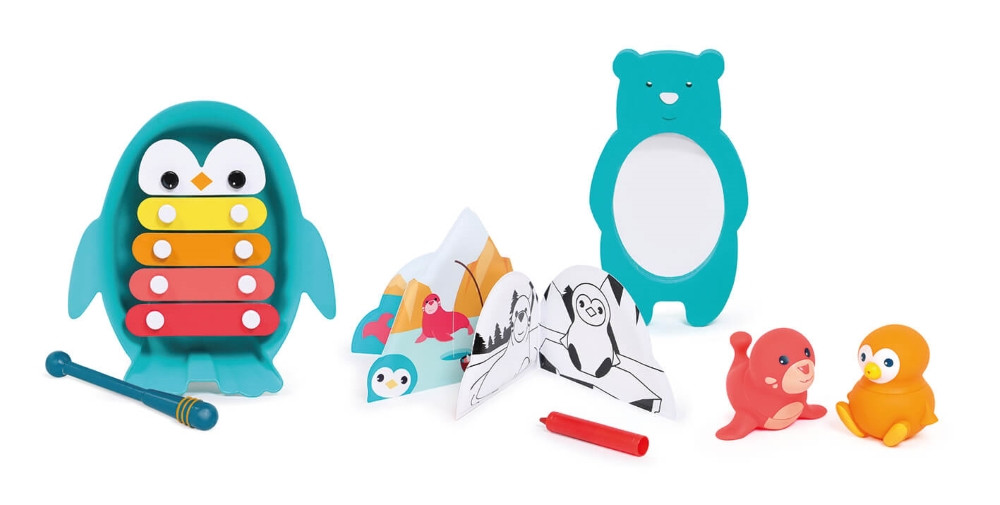 LUDI maudymosi žaislų rinkinys Antarktida