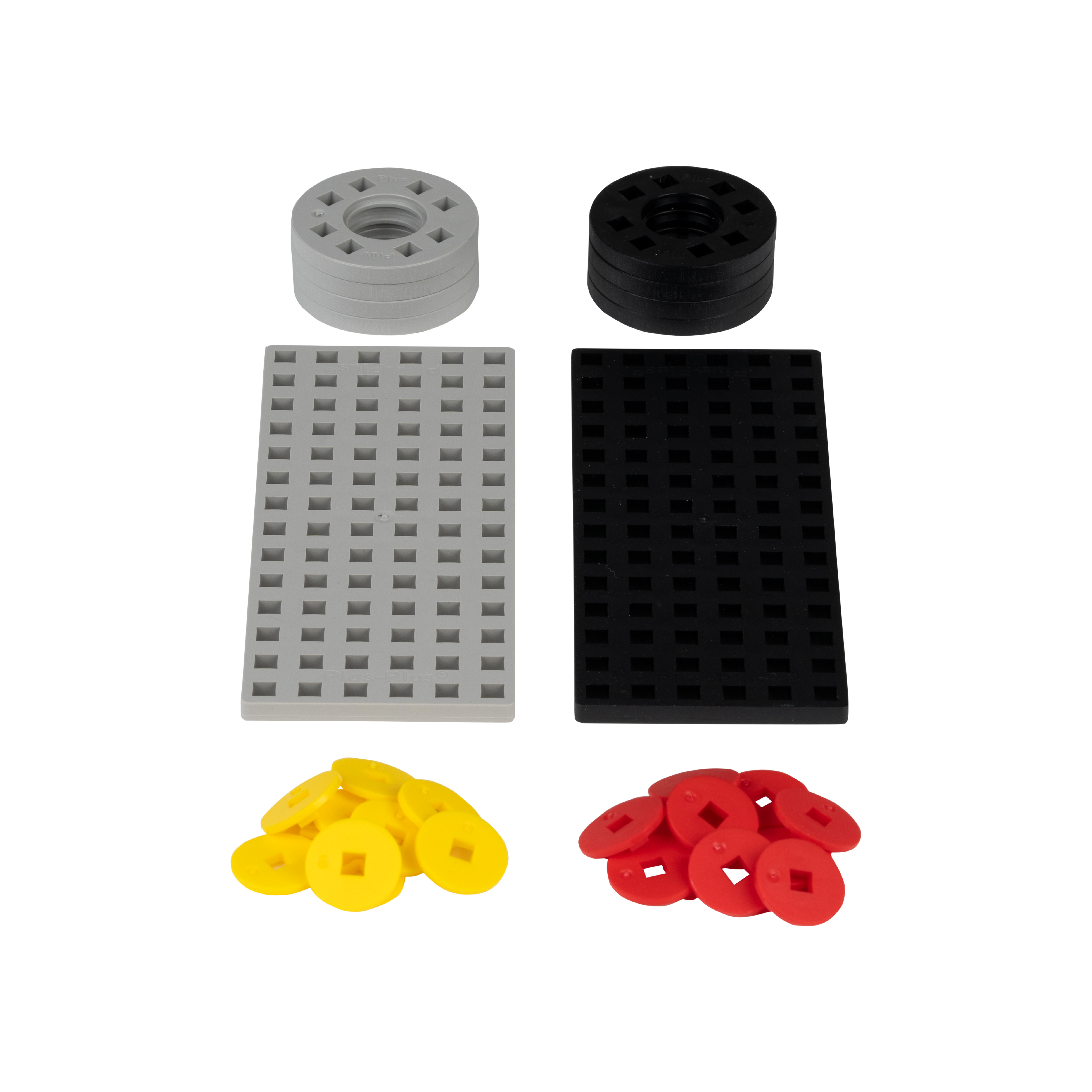 Plus Plus aksesuarų rinkinys pilkai juodas