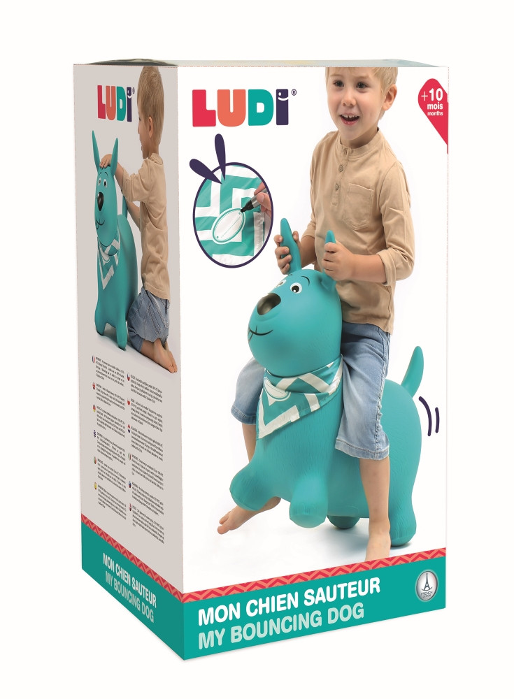 LUDI šokliukas šuniukas mėtinis