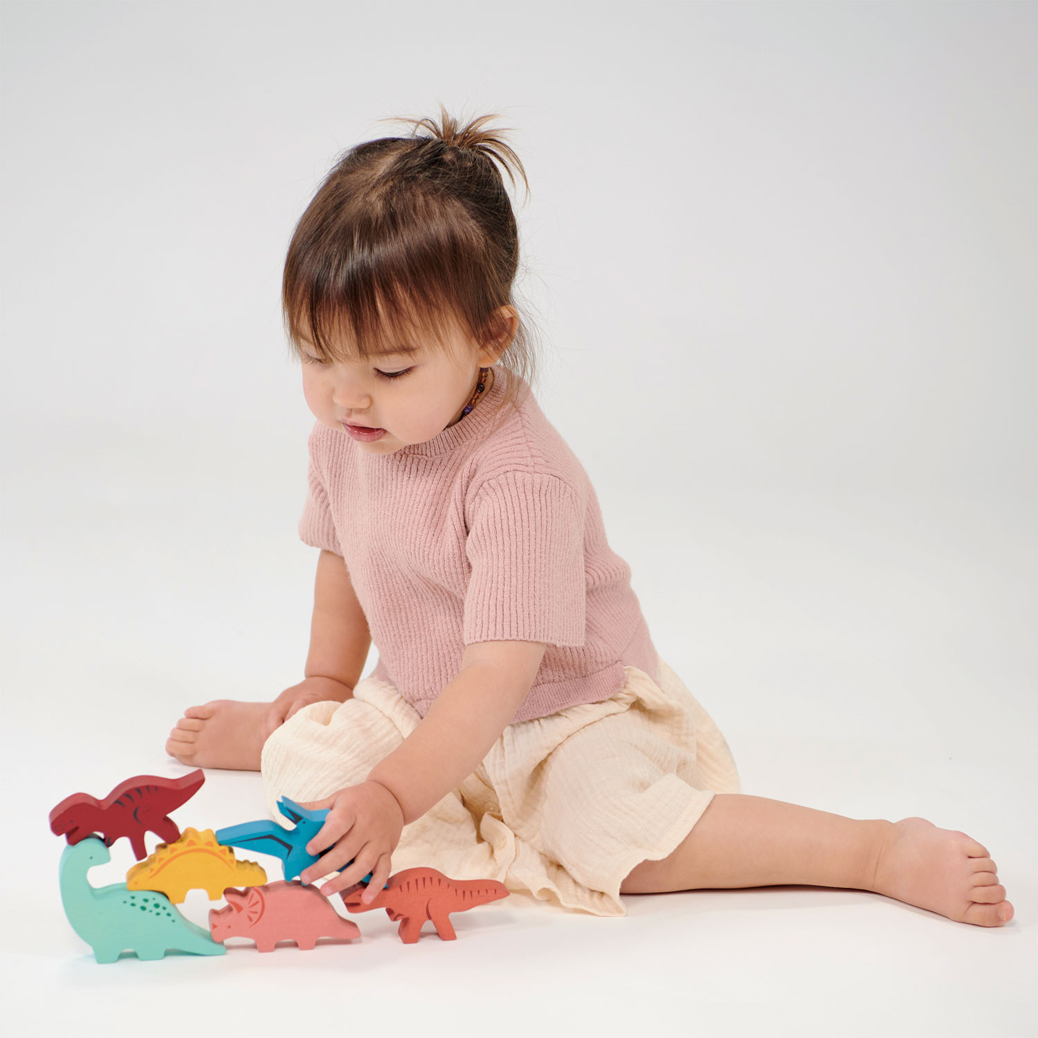 Mentari Statymo-pusiausvyros žaidimas Dinozaurai