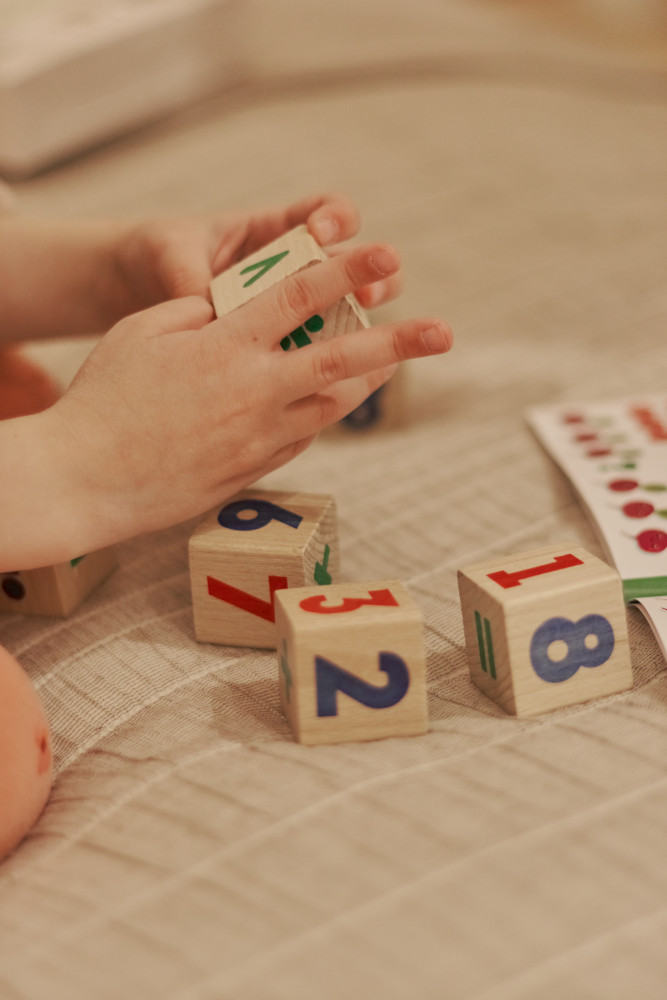 Igroteco žaidimas Matematinės kaladėlės 2+