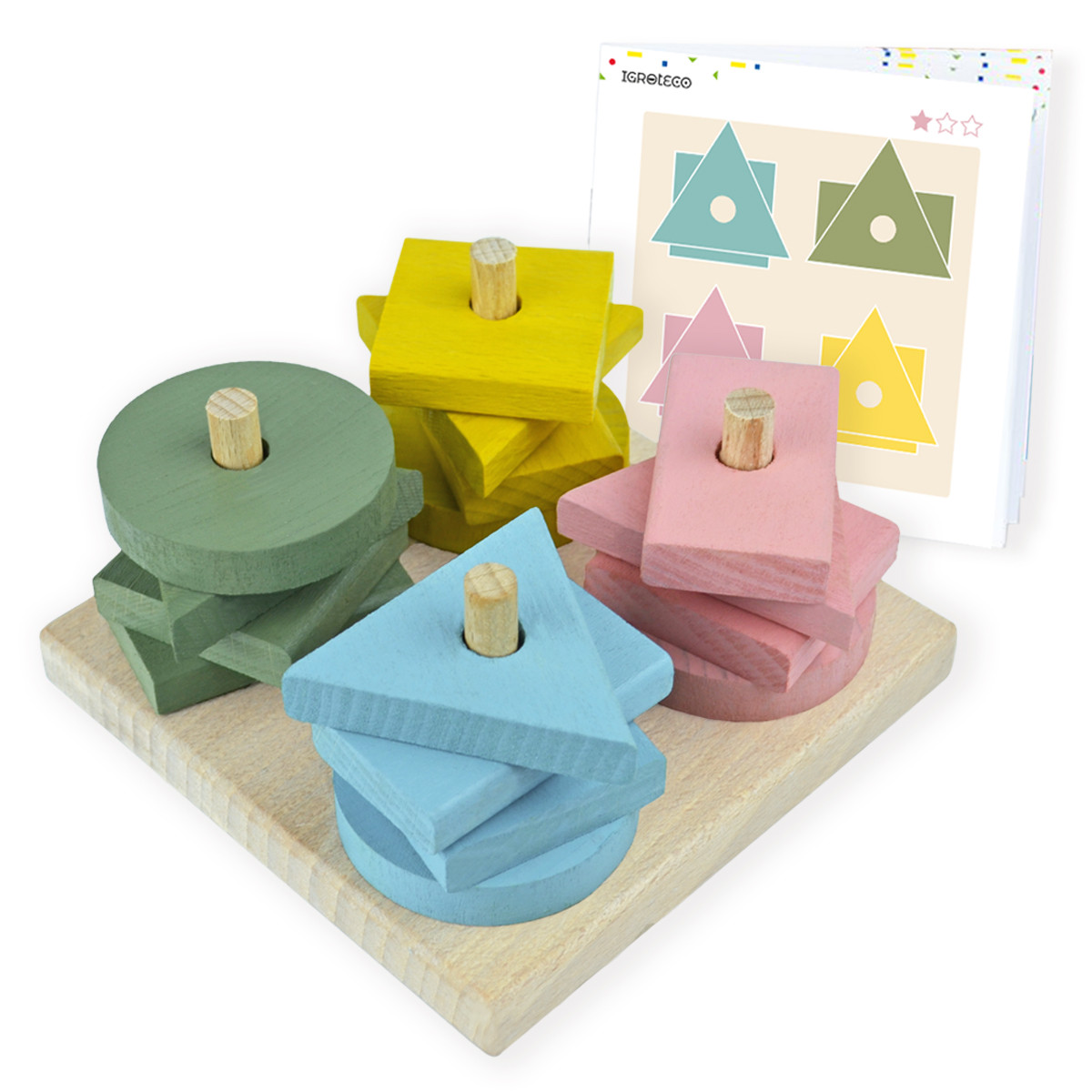 Igroteco žaidimas Mokausi geometrines formas