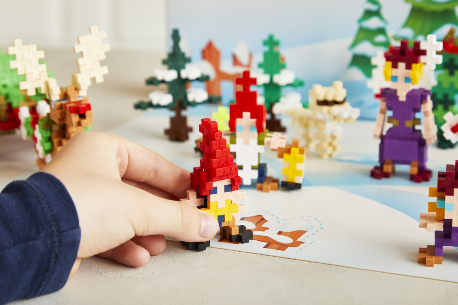 Plus Plus konstruktorius Advento Kalendorius Kalėdų senelio pasaulis