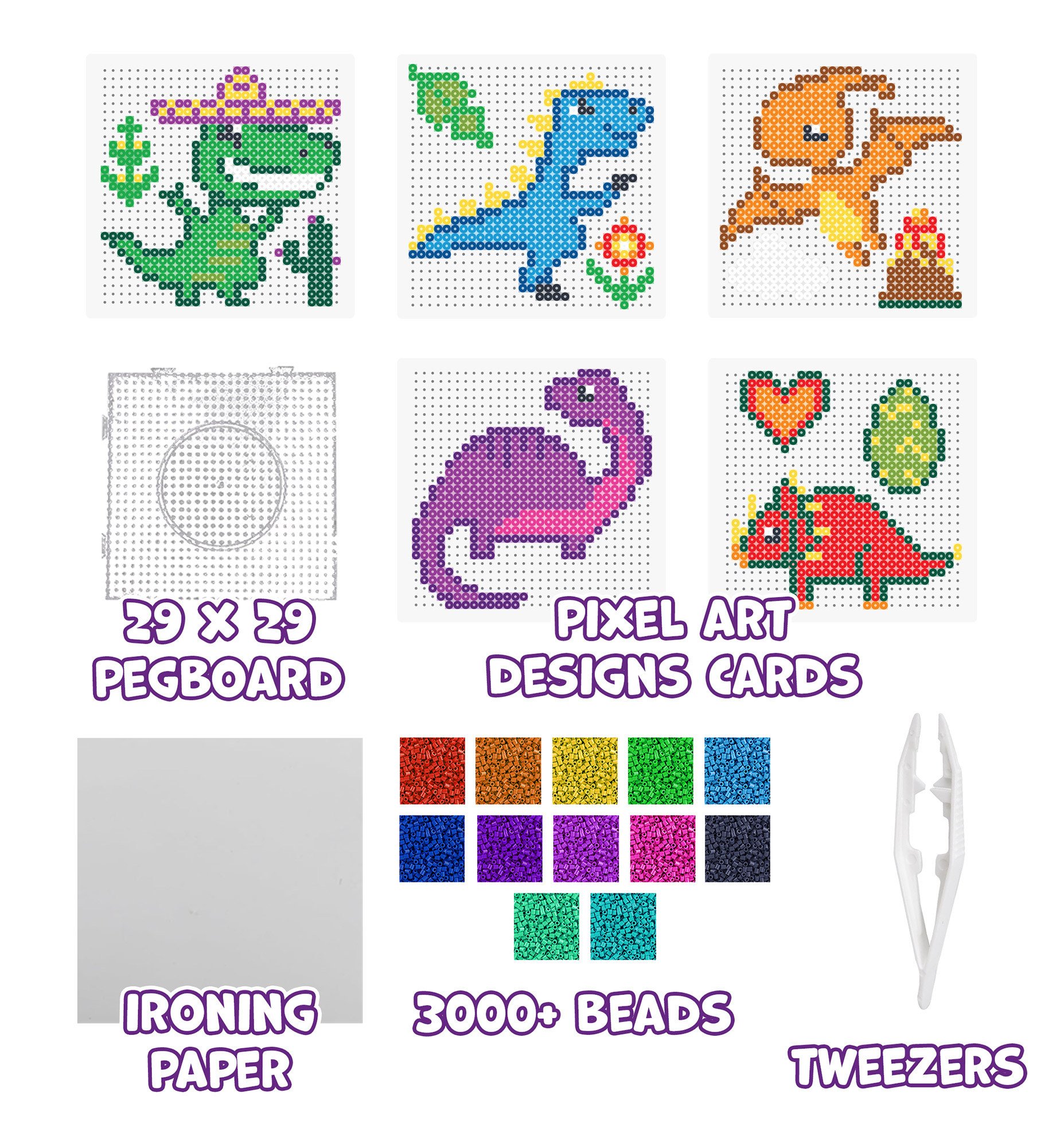 Splat Planet lyginimo karoliukai Dinozaurai