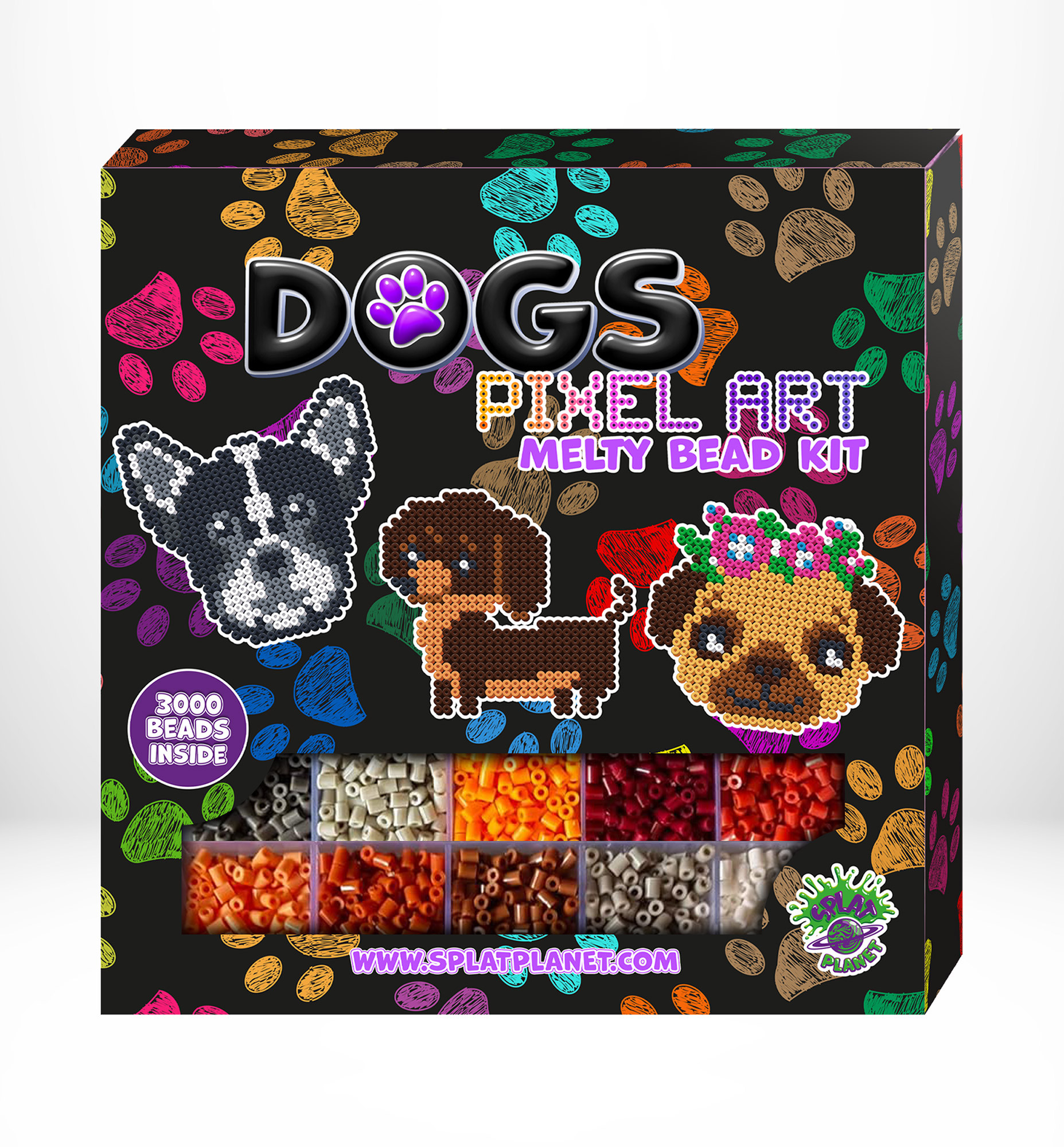 Splat Planet lyginimo karoliukai Šuniukai