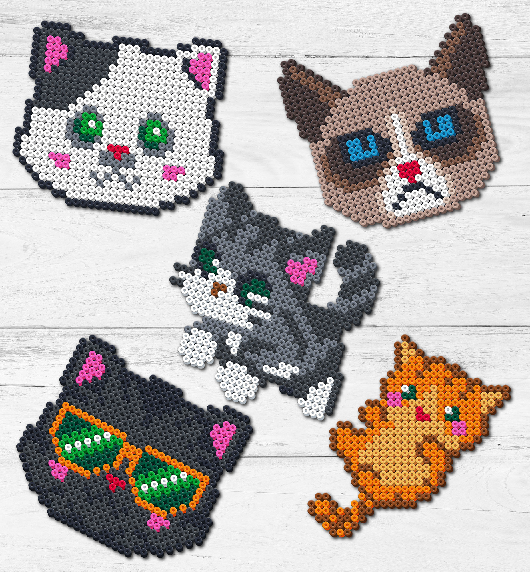 Splat Planet lyginimo karoliukai Kačiukai