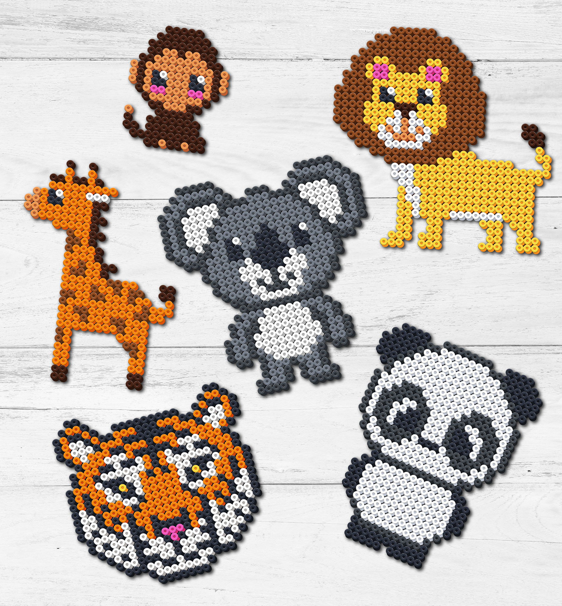 Splat Planet lyginimo karoliukai Gyvūnai