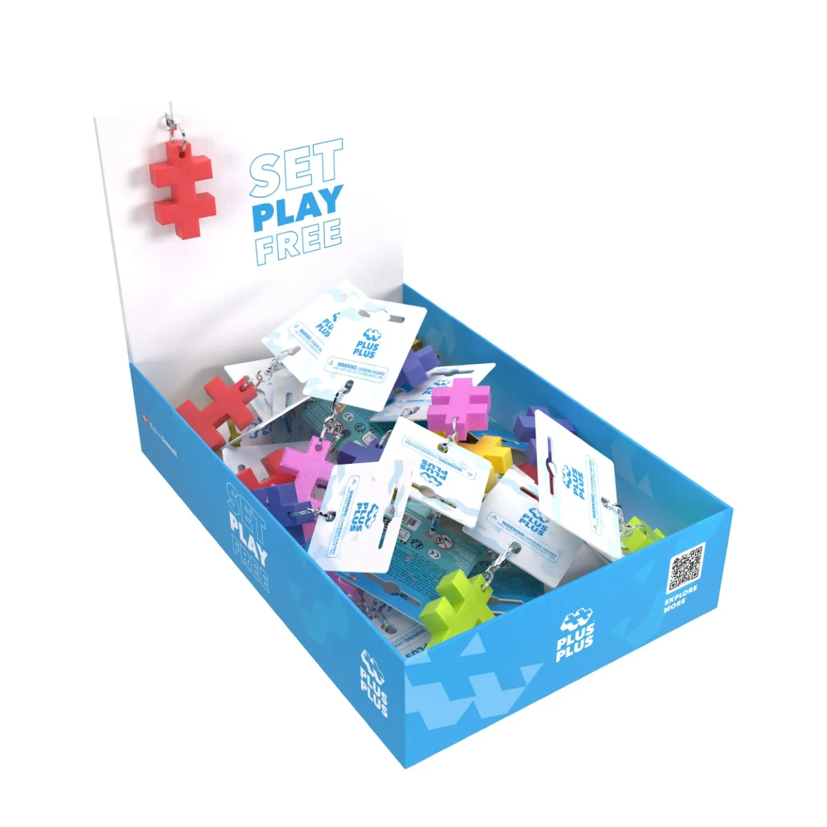 Plus Plus raktų pakabukas 1 vnt