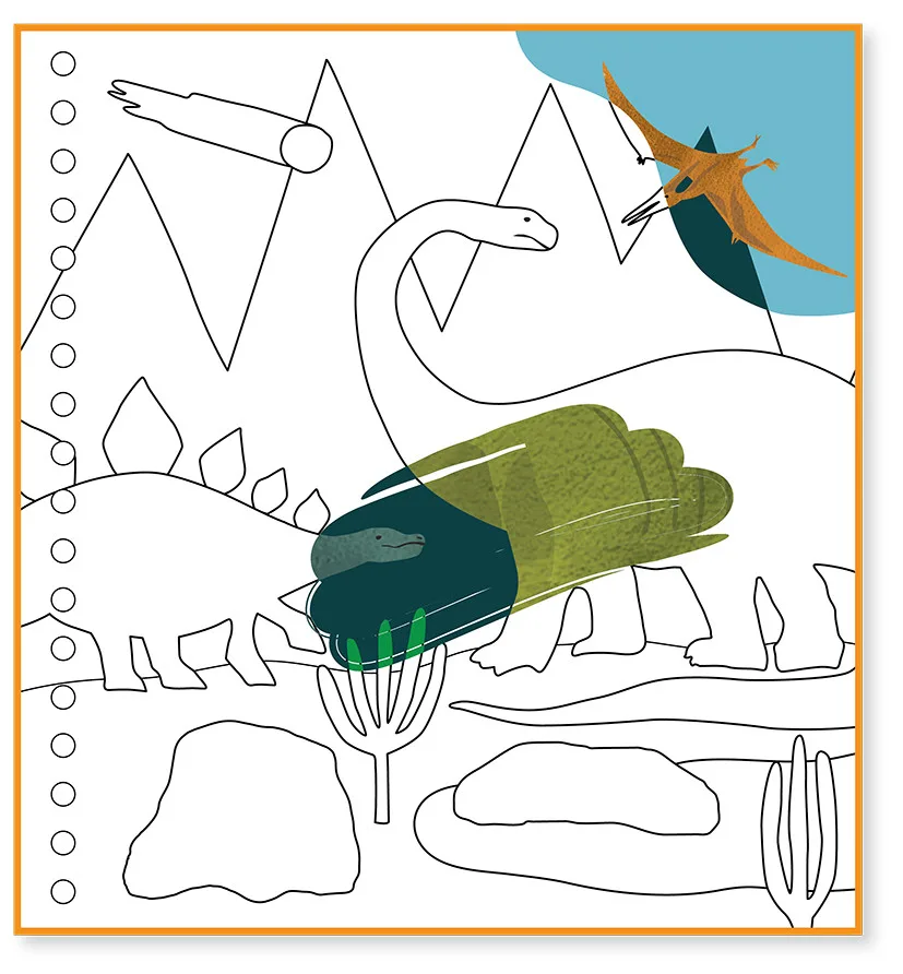 Magiškas žaidimo rinkinys Dinozaurai