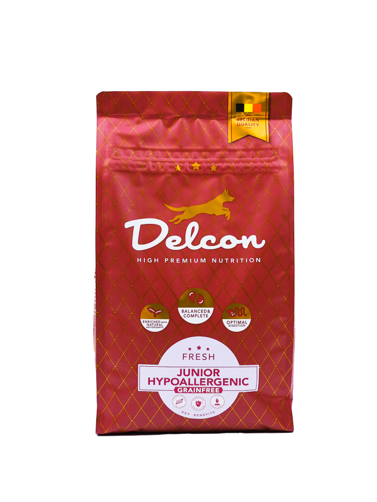 Visavertis begrūdis hipoalerginis pašaras jauniems šunims JUNIOR HYPOALLERGENIC / 3 kg