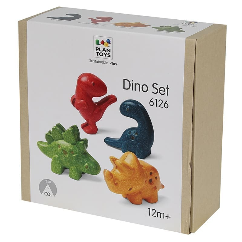 Mediniai žaislai „Dinozaurai” PlanToys PT6126