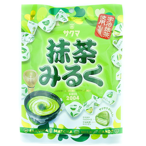 Saldainiai Sakuma Macha Milk Candy matcha skonio 58g 83942