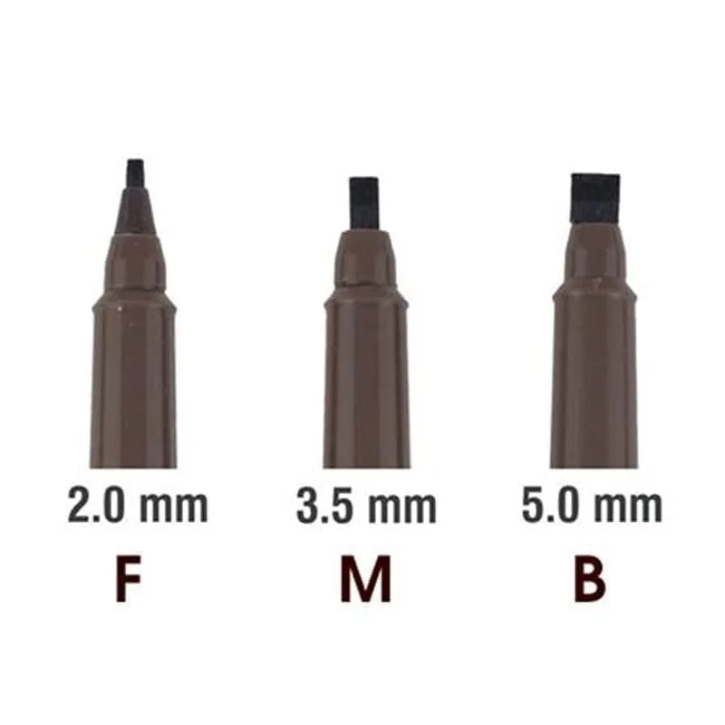 Kaligrafiniai rašikliai Marvy Calligraphy 6000-3V 3 skirtingų brėžių 3 vnt