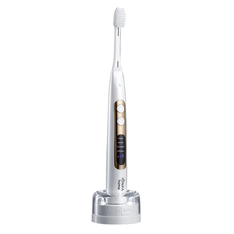 Elektrinis garsinis dantų šepetėlis IONICKISS IONPA HOME baltas 5005W