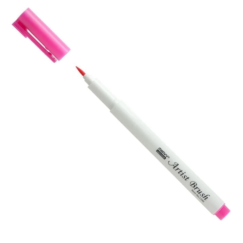 MARVY flomasteriai teptukiniu galiuku Artist Brush 1100-5K Floral 5 vnt