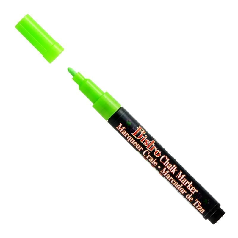 Kreidinis markeris Marvy Bistro Chalk Marker 482 plonu galiuku FLUO GREEN 1 vnt
