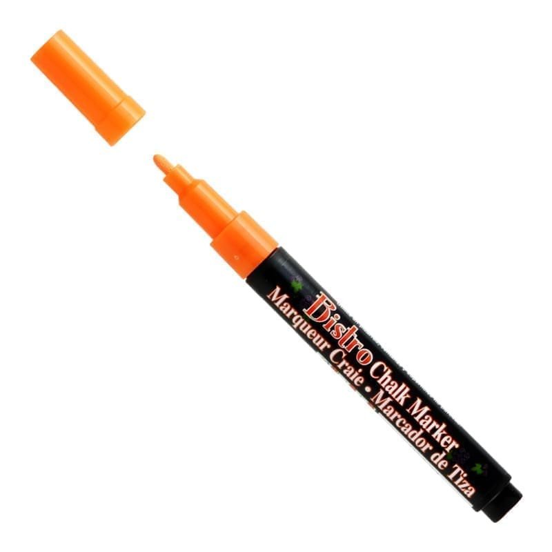 Kreidinis markeris Marvy Bistro Chalk Marker 482 plonu galiuku FLUO ORANGE 1 vnt