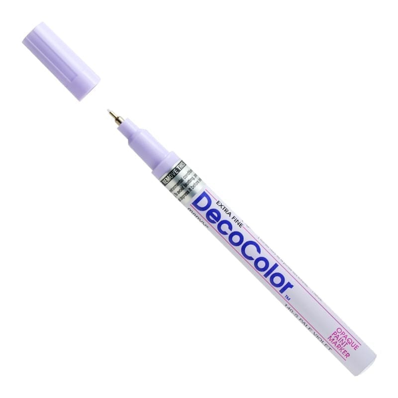 Markeris įvairių paviršių dekoravimui Marvy Decocolor Extra Fine 140 Pale Violet 1 vnt