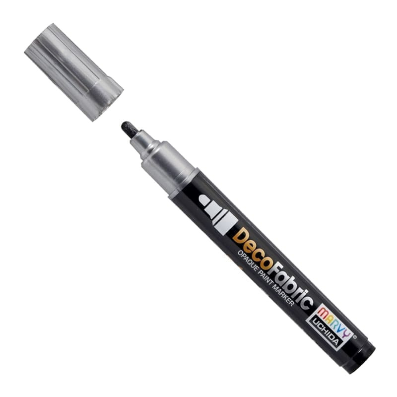 Markeris įvairių atspalvių tekstilės dekoravimui Marvy DecoFabric Marker 223 P1 Pearl Black 1 vnt