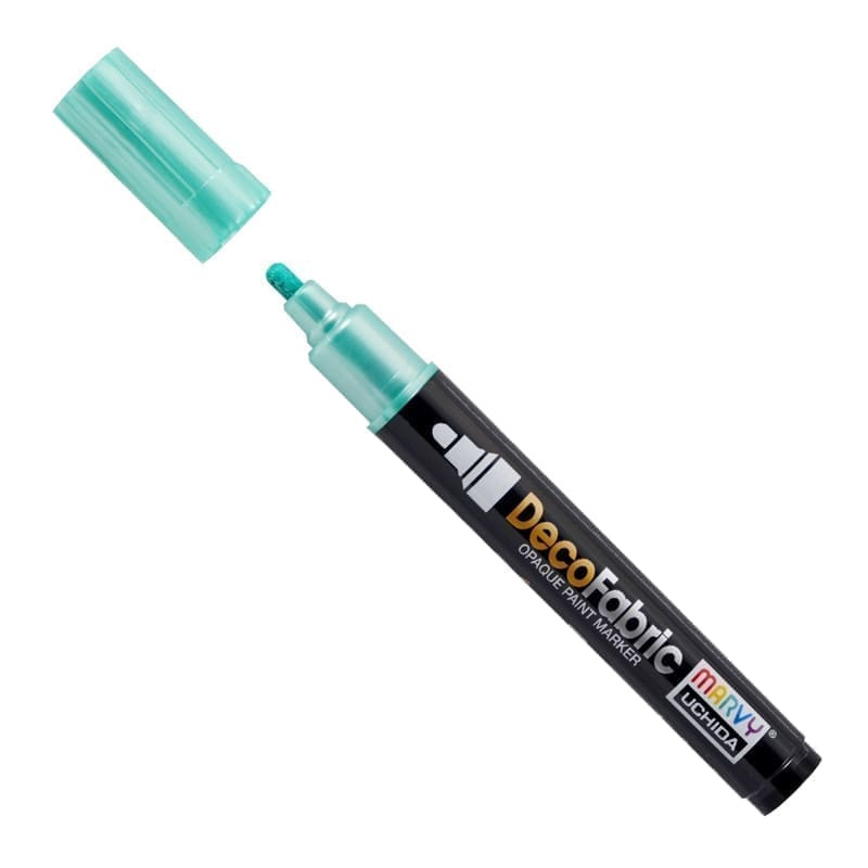 Markeris įvairių atspalvių tekstilės dekoravimui Marvy DecoFabric Marker 223 P4 Pearl Green 1 vnt