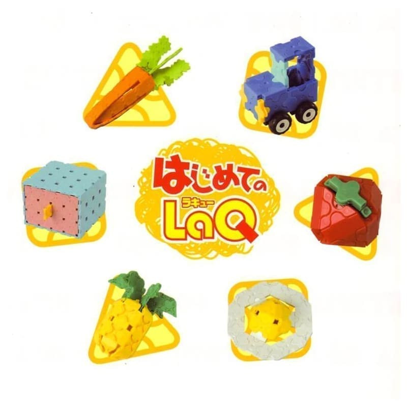 Idėjų žurnalas „My First LaQ Book” su konstravimo schemomis viduje