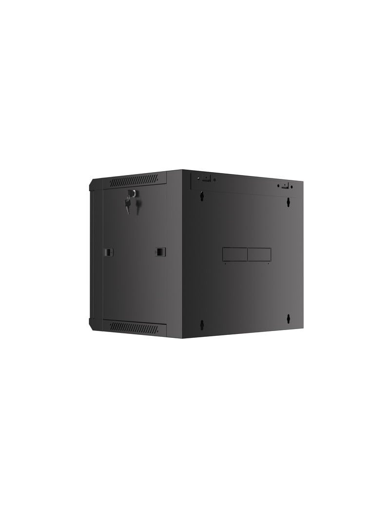 KomutacinÄ spinta 19'' pakabinama 9U 600x450mm (juoda, nesurinkta, IP20) ASP2-6409