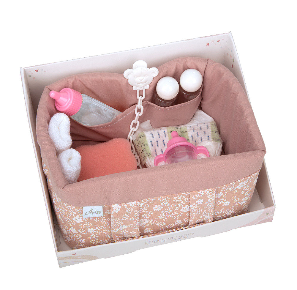 Arias aksesuarų rinkinys tamsiai rožinis