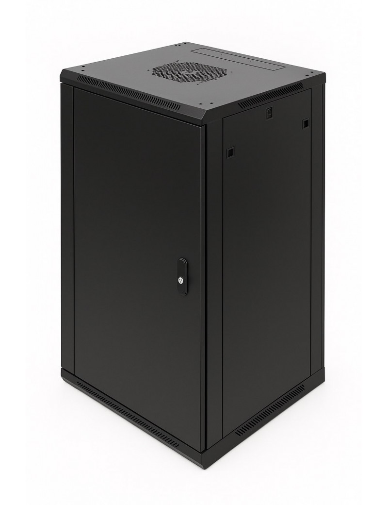 KomutacinÄ spinta 19'' pakabinama 15U 600x450mm (juoda, nesurinkta, IP20) ASP2-6415