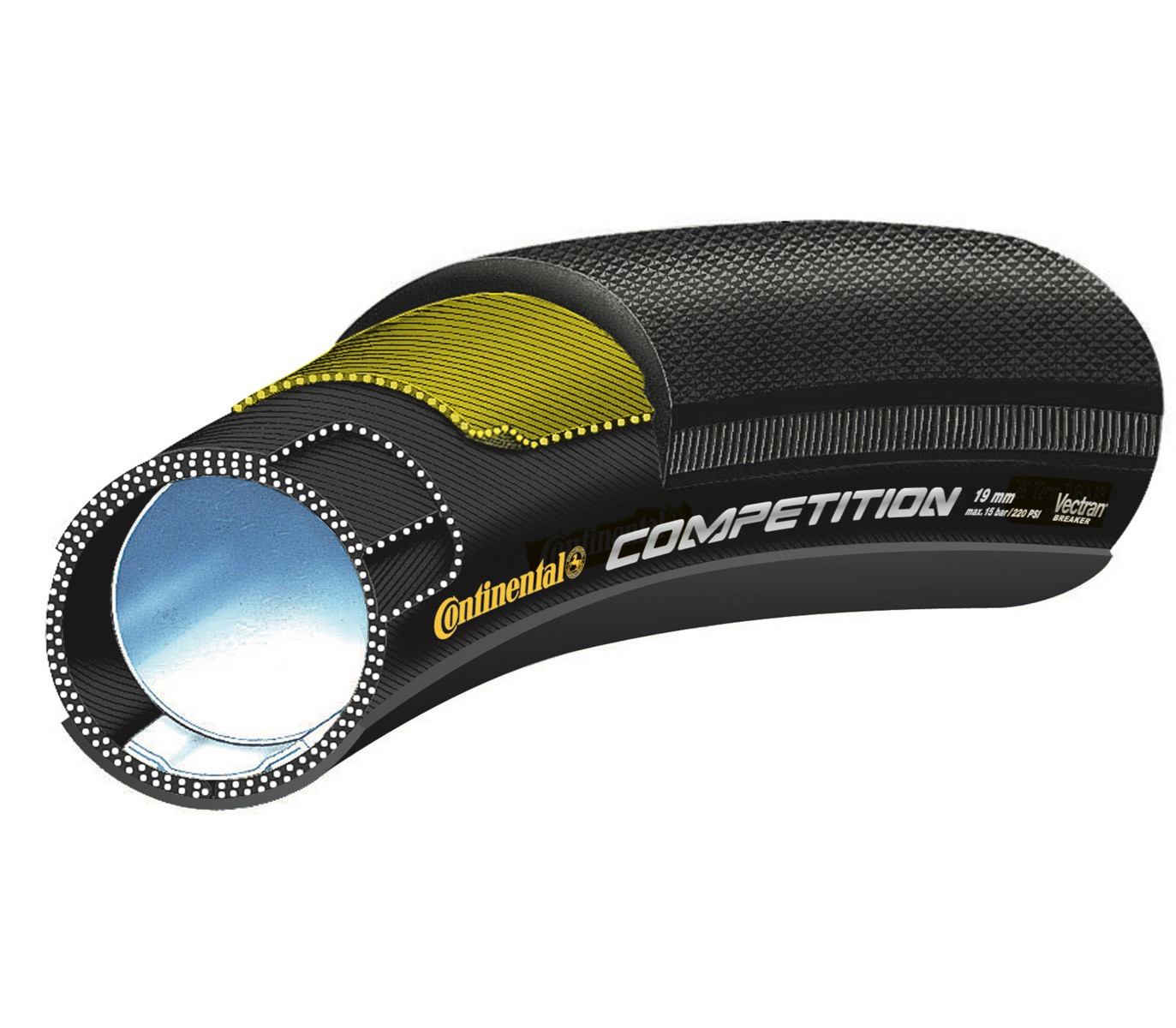 Continental Competition 28x25mm klijuojama padanga