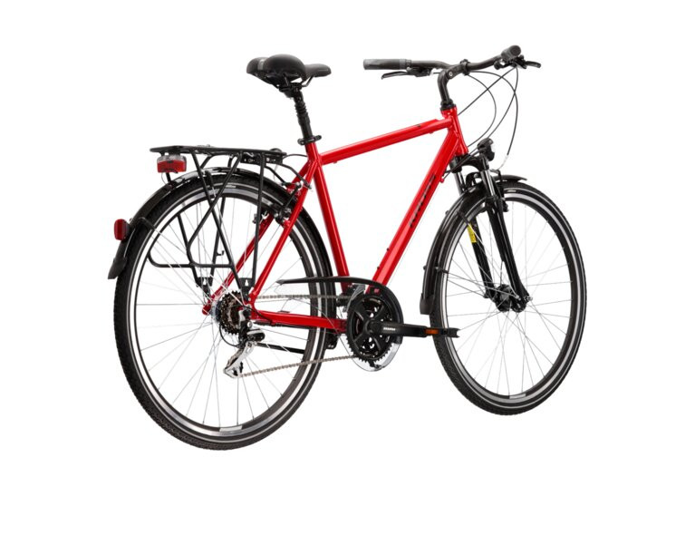 KROSS Trans 30 / Red-Black Gloss / miesto dviratis 28