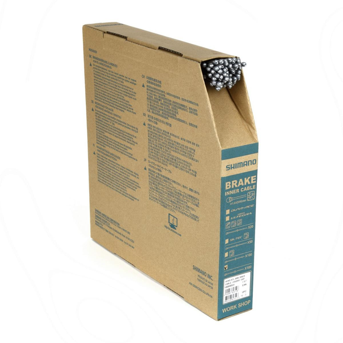 SHIMANO Road steel brake inner cable 16x2050 mm stabdžių trosas 1 pcs